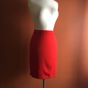 ST. JOHN Knits by Marie Gray Red Skirt 2